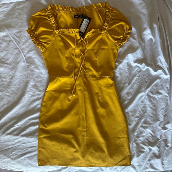 Lace Up Mini Dress - Picture 3 of 10